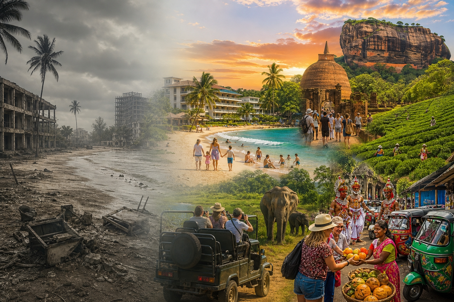 How Did Civil War in Sri Lanka Impact the Tourism Industry?